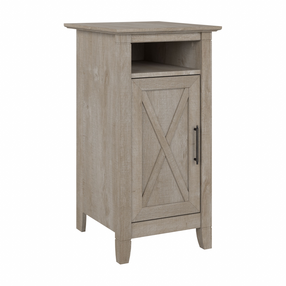 Shop Bush Furniture Key West End Table with Door, Image 01, KWS116WG-Z2, #color_washed gray